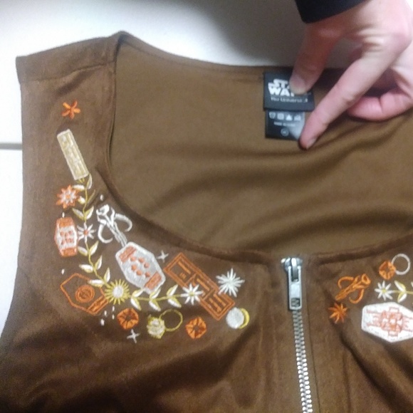 Brown Sued Star Wars Dress - Picture 2 of 3
